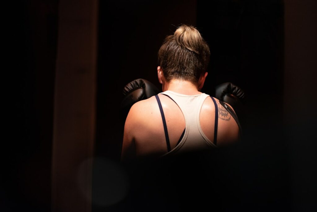 athlete sweating during workout - sweating myth