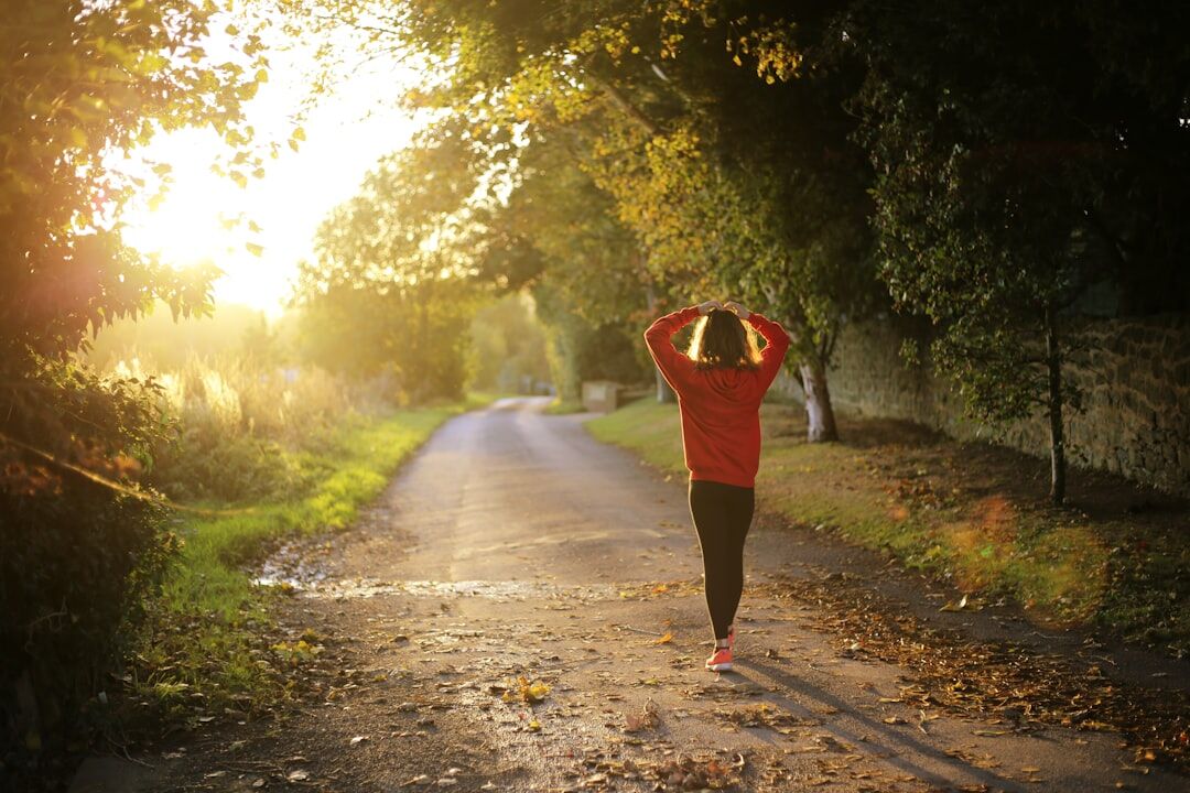 A morning walk in the sun - weekend weight gain prevention
